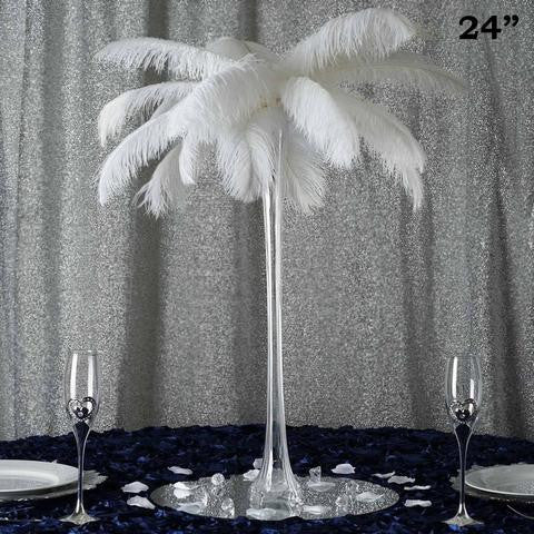 24" Clear Eiffel Tower Vases-12pc