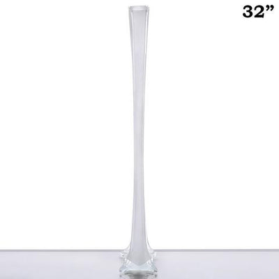 32" White Eiffel Tower Vases-6pcs