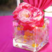 4" Glass Centerpiece Block Vase