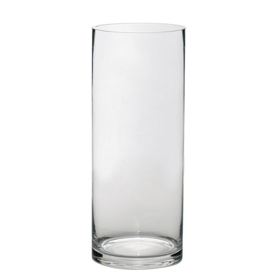 12" Cylinder Glass Centerpiece Vase - 6/Set
