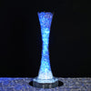 16" Tall Clear Hourglass Shaped Floral Centerpiece Vase Wedding Party Decoration - 12 PCS