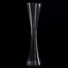 20" Tall Clear Hourglass Shaped Floral Centerpiece Vase Wedding Party Decoration - 6 PCS