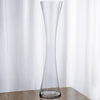 24" Tall Clear Hourglass Shaped Floral Centerpiece Vase Wedding Party Decoration - 6 PCS